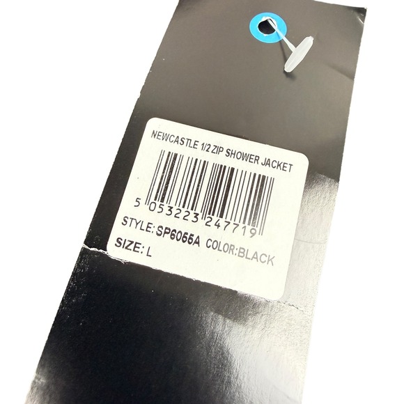 Newcastle United Mens Black 1/2 Zip Jacket Official Merchandise Size Large NWT - Picture 8 of 10